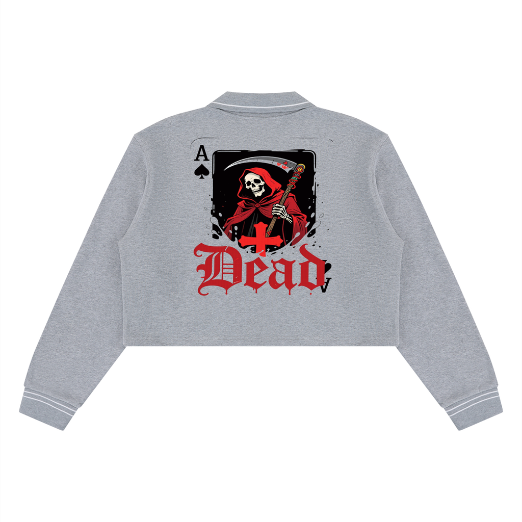 Women’s Crop Collared Sweatshirt
