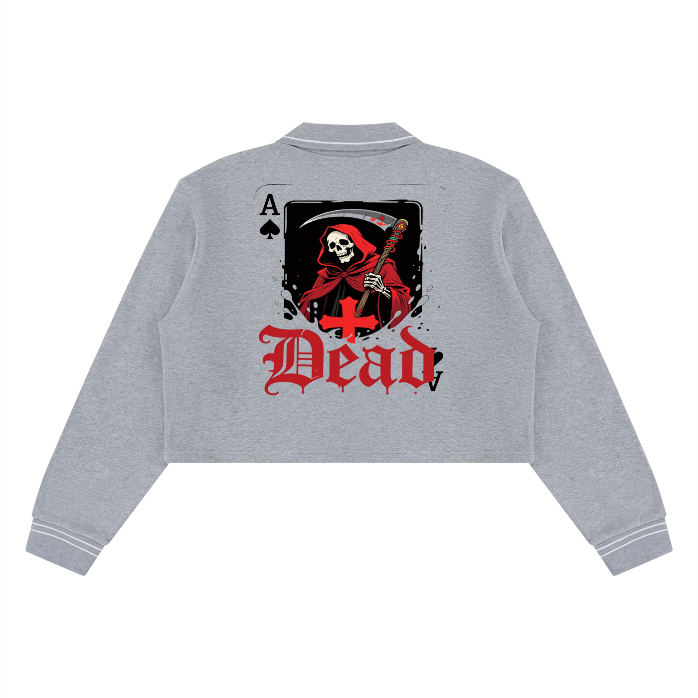 Women’s Crop Collared Sweatshirt