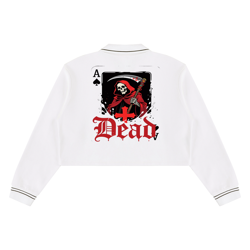 Women’s Crop Collared Sweatshirt