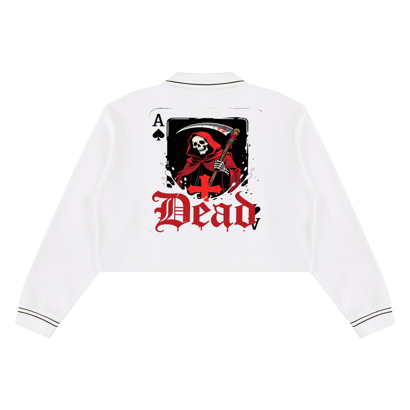 Women’s Crop Collared Sweatshirt