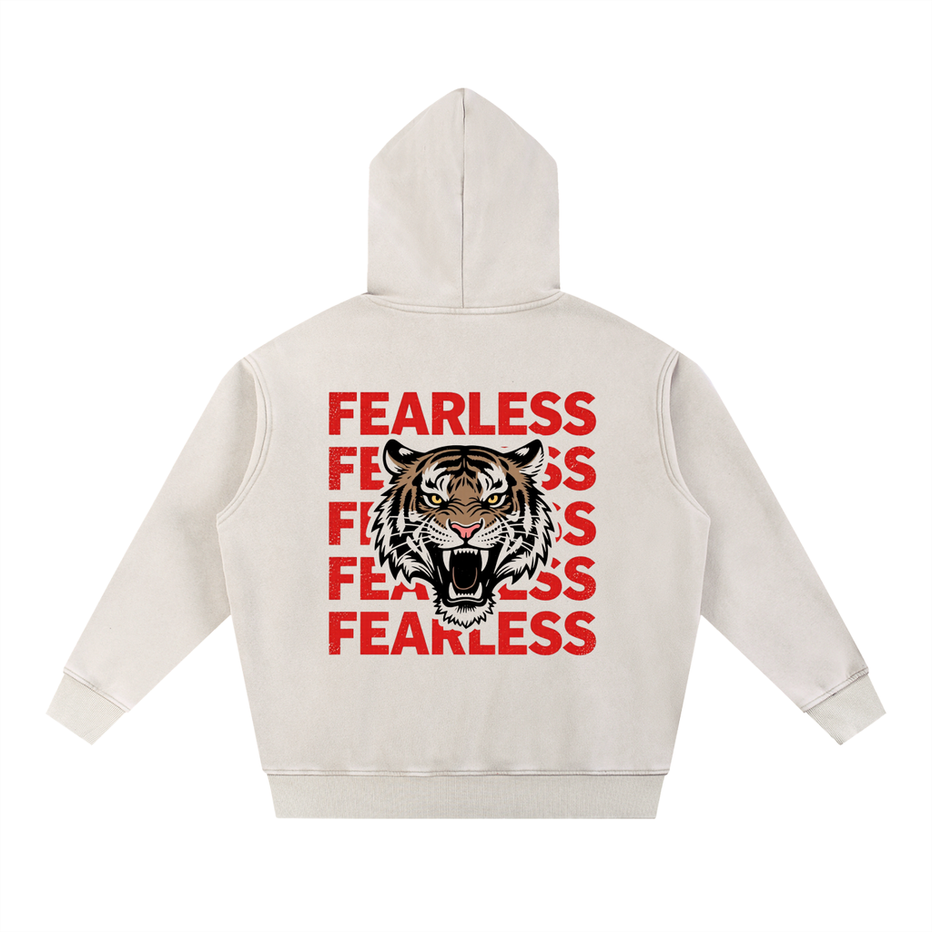 Snow Wash Fleece Oversize Hoodie
