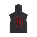 Snow Washed Boxy Hooded Tank Top