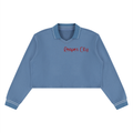 Women’s Crop Collared Sweatshirt