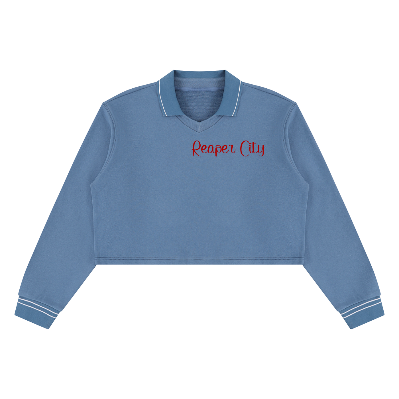 Women’s Crop Collared Sweatshirt