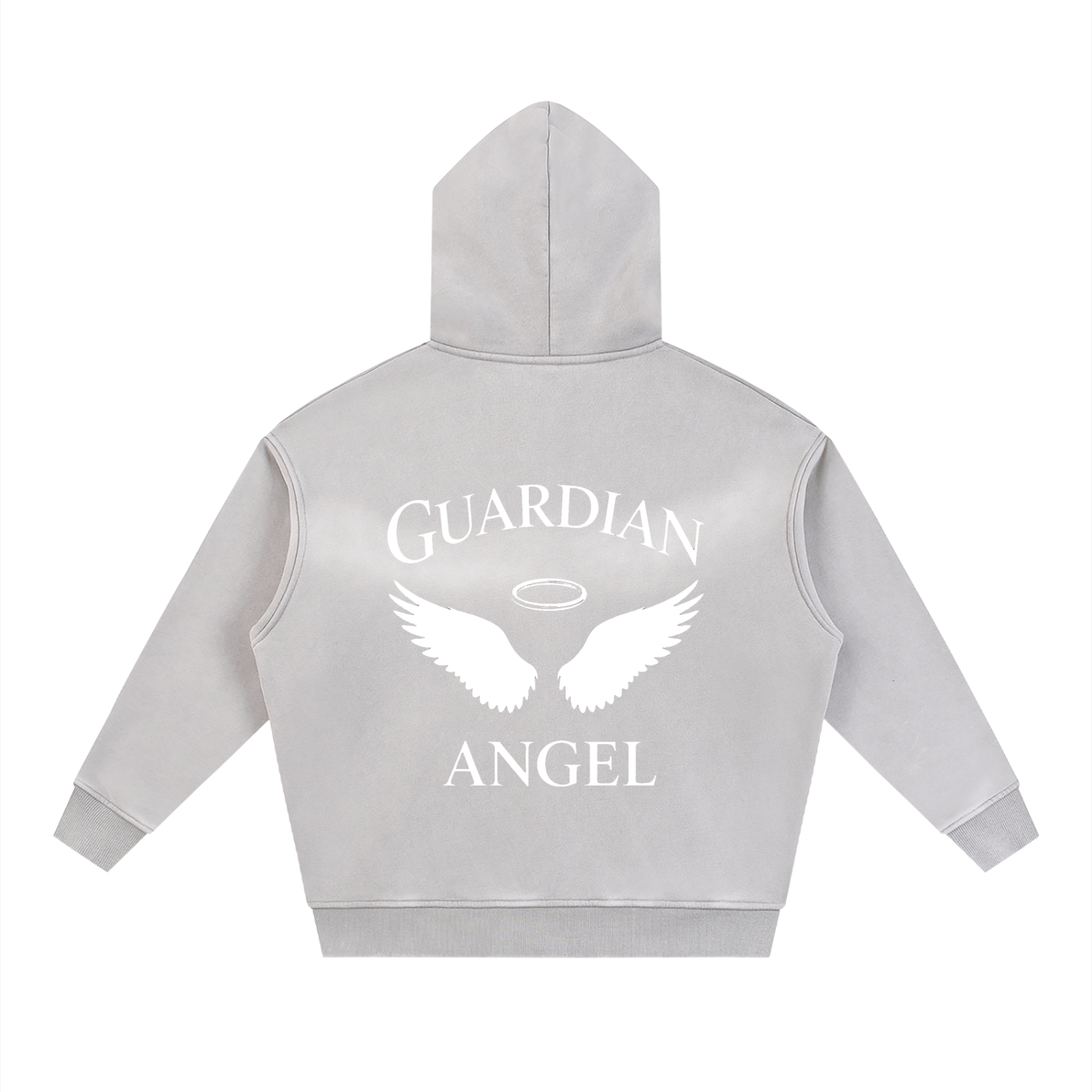 Sunfade Two-way Zipper Boxy Fleece Hoodie