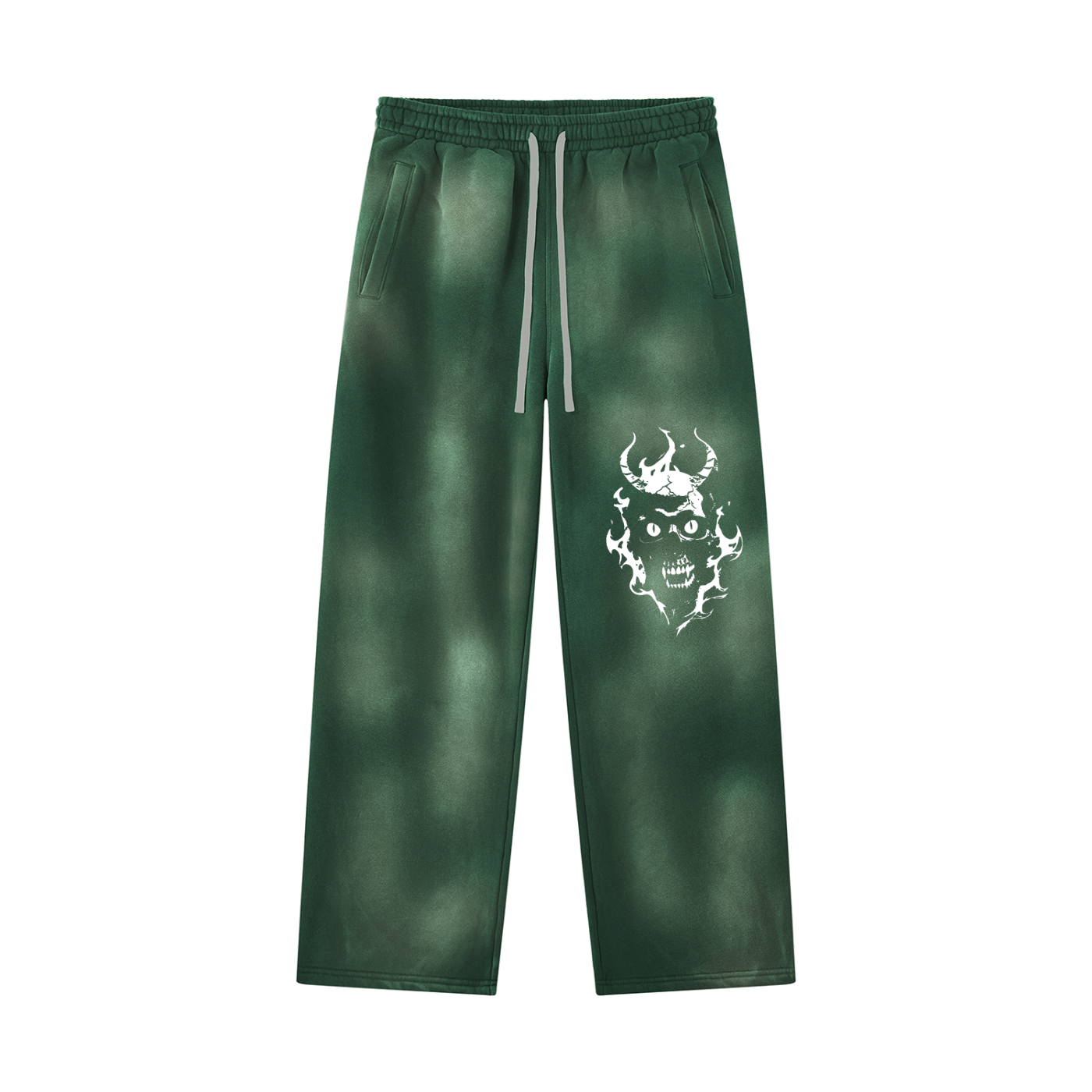 Unisex Sunfade Wide Leg Fleece Sweatpants