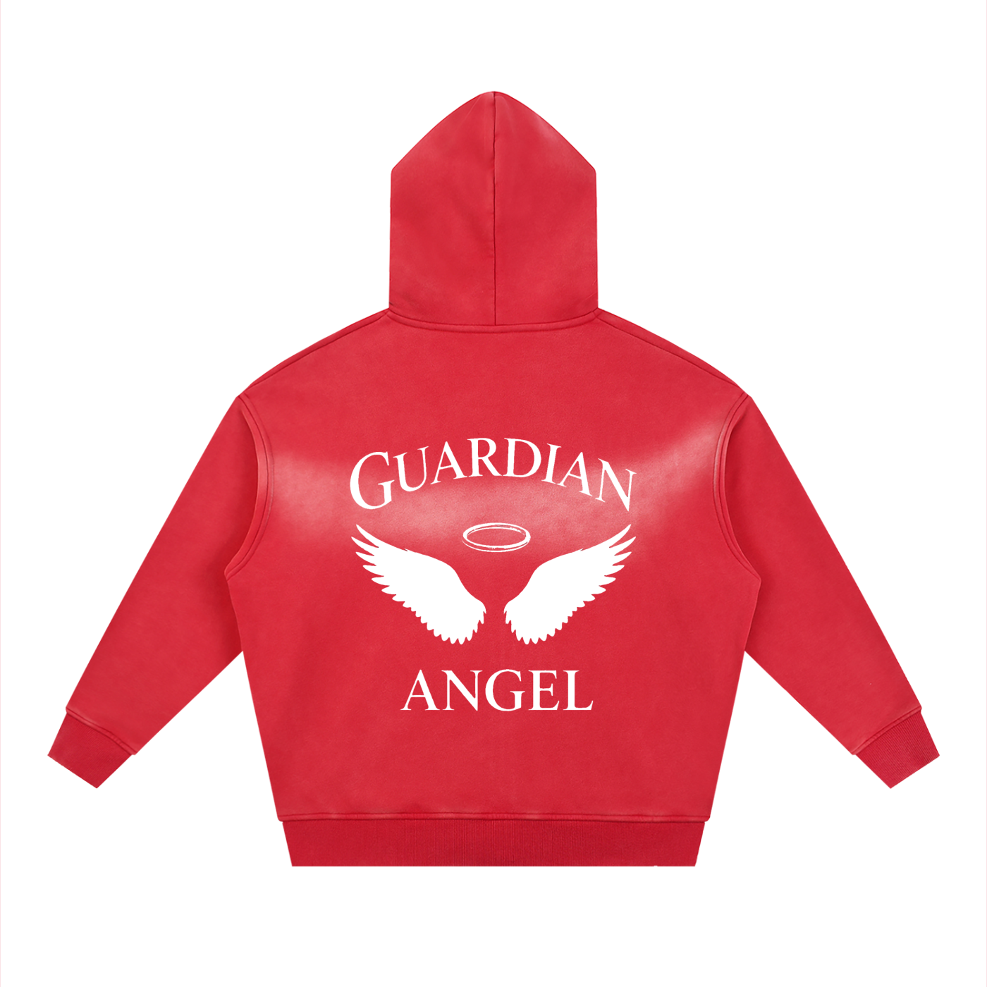 Sunfade Two-way Zipper Boxy Fleece Hoodie
