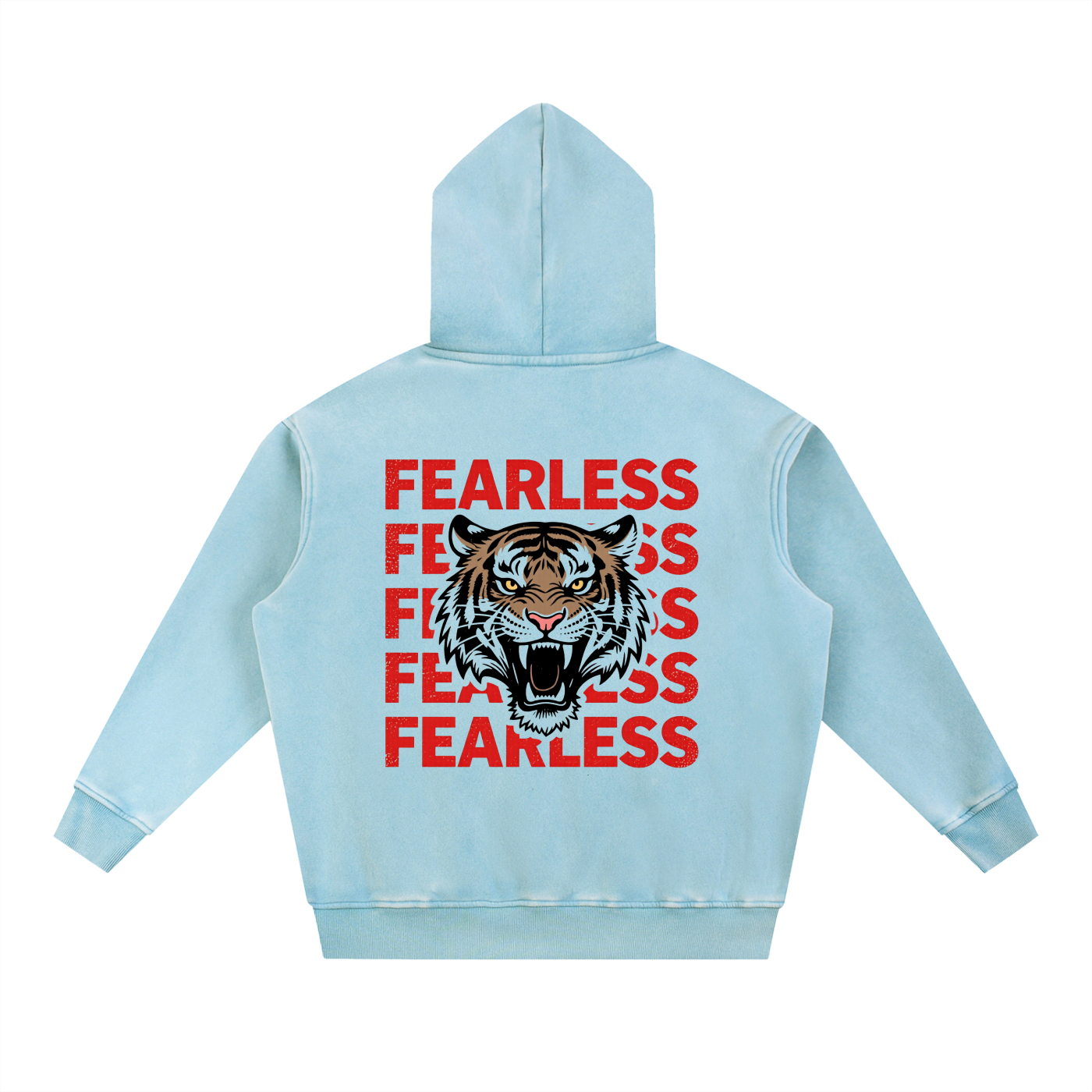 Snow Wash Fleece Oversize Hoodie