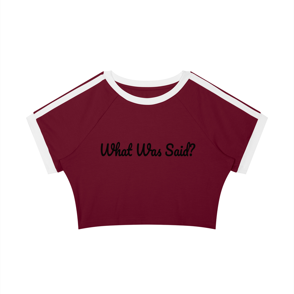 Women’s Raglan Crop T-Shirt