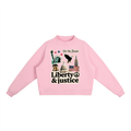 Essential Fleece Mock-Neck Crew Sweatshirt